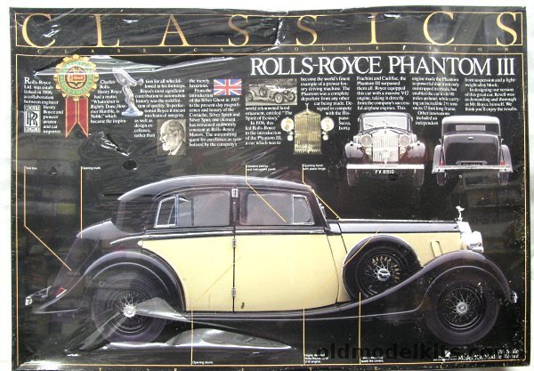 Revell 1/16 1936 Rolls-Royce Phantom III, 8816